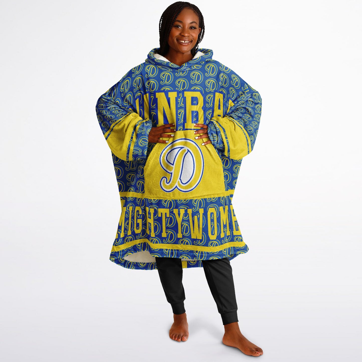 Dunbar Vocational School Snug Hoodie | Hoodie Blanket | Dunbar MightyWomen | Football SZN