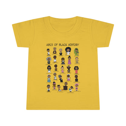 Toddler ABCs of Black History T-shirt