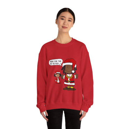 Black Santa Christmas Shirt – Holiday Graphic Tee for Women & Men | Keisha & Friends