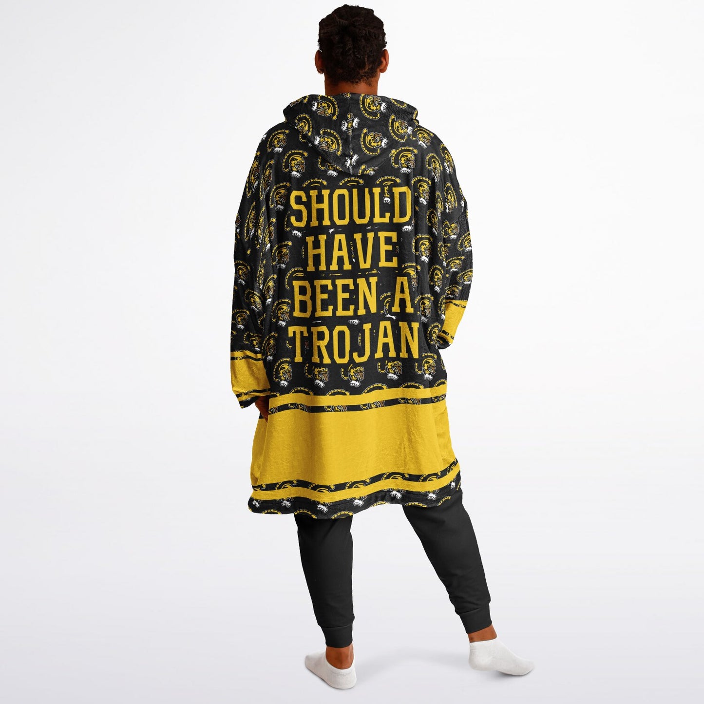 Corliss High School Snug Hoodie | Hoodie Blanket | Corliss Trojans | Football SZN