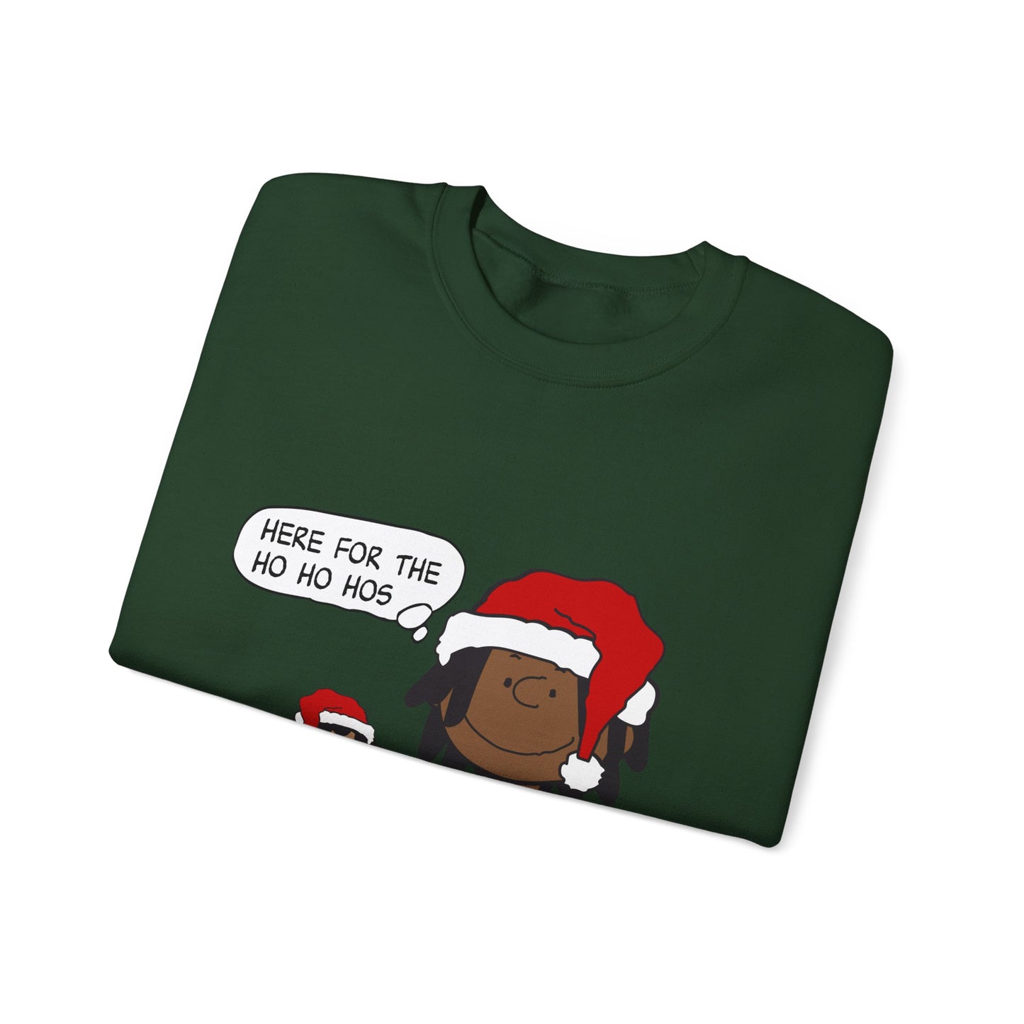 Black Santa Christmas Shirt – Holiday Graphic Tee for Women & Men | Keisha & Friends
