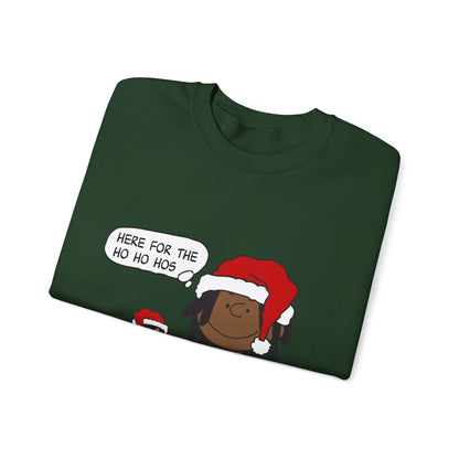 Black Santa Christmas Shirt – Holiday Graphic Tee for Women & Men | Keisha & Friends