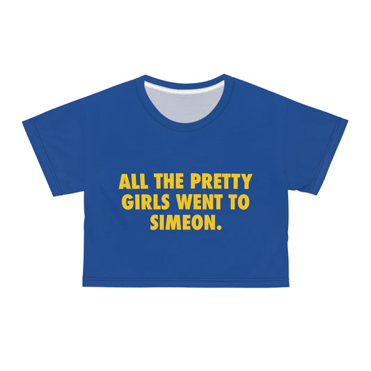 Simeon Wolverines| Pretty Girls | Simeon Career Academy Crop Top