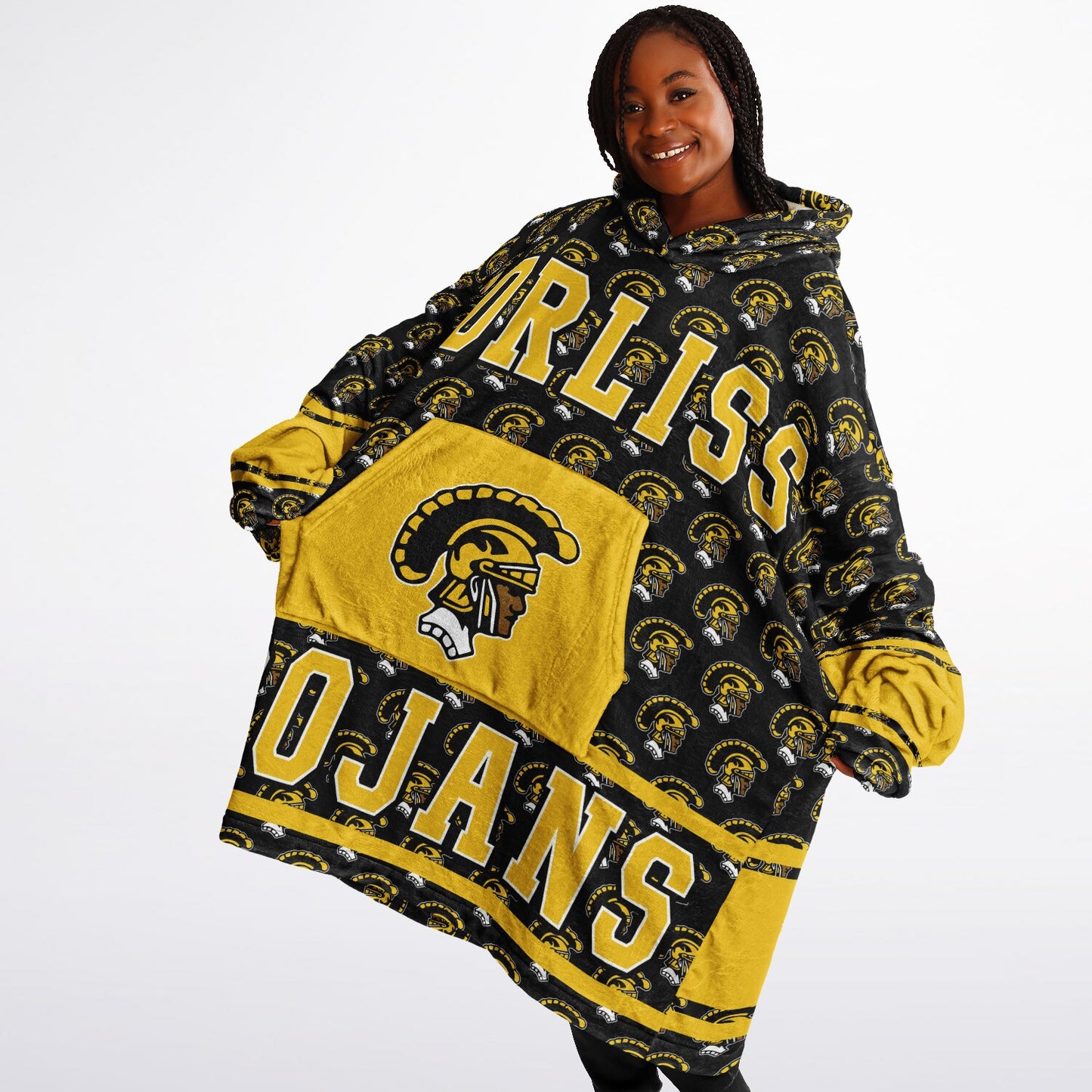 Corliss High School Snug Hoodie | Hoodie Blanket | Corliss Trojans | Football SZN