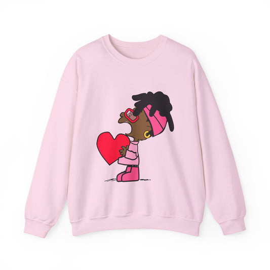 Copy of Black Charlie Brown Characters Valentine's Day Shirt