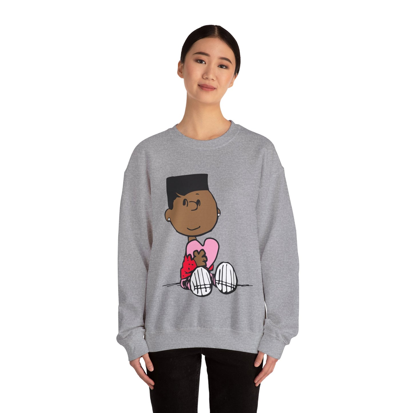 Copy of Black Charlie Brown Characters Valentine's Day Shirt