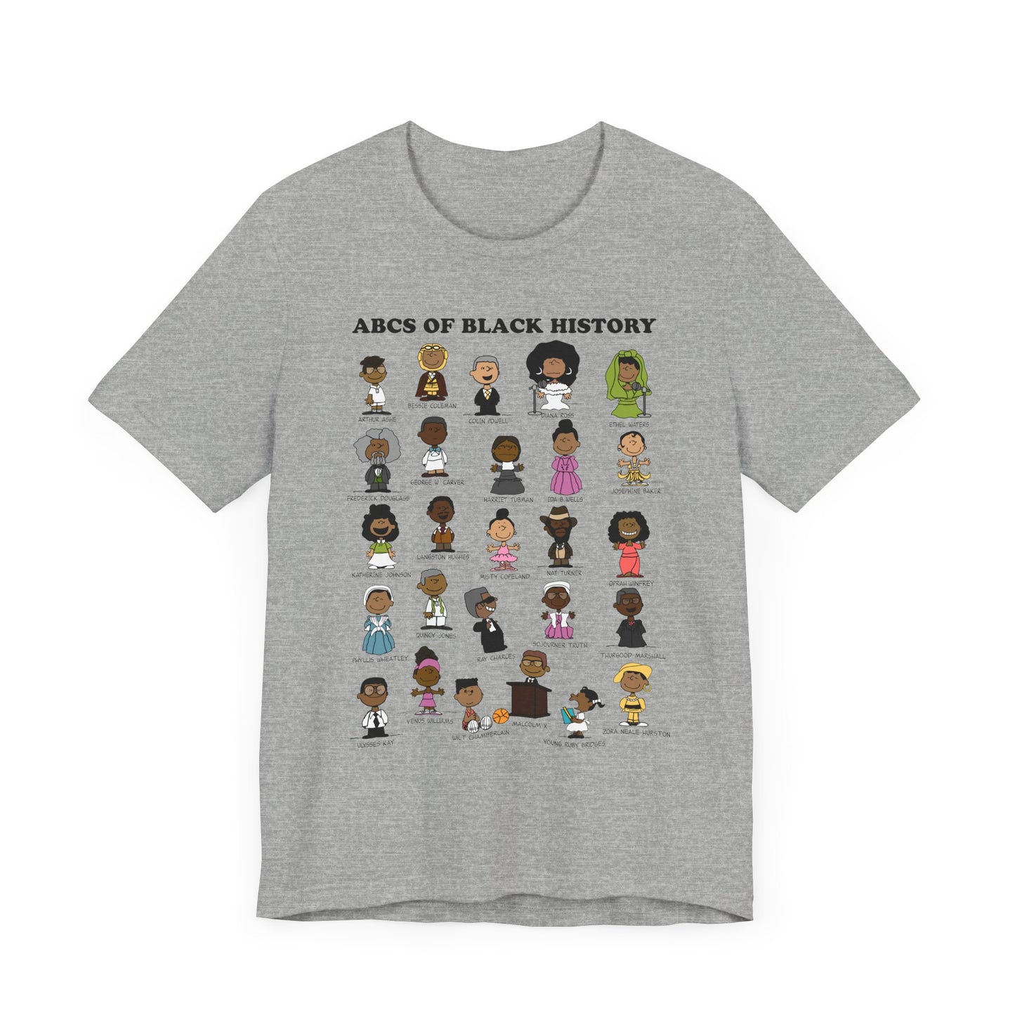 ABCs of Black History Short-Sleeve Unisex T-Shirt