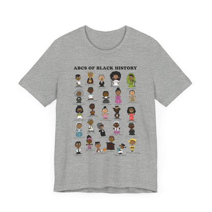 ABCs of Black History Short-Sleeve Unisex T-Shirt