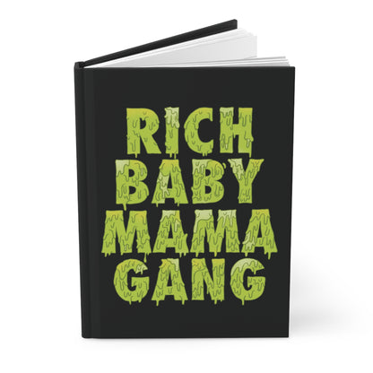 Green Baby Mama Gang Hardcover Journal Matte
