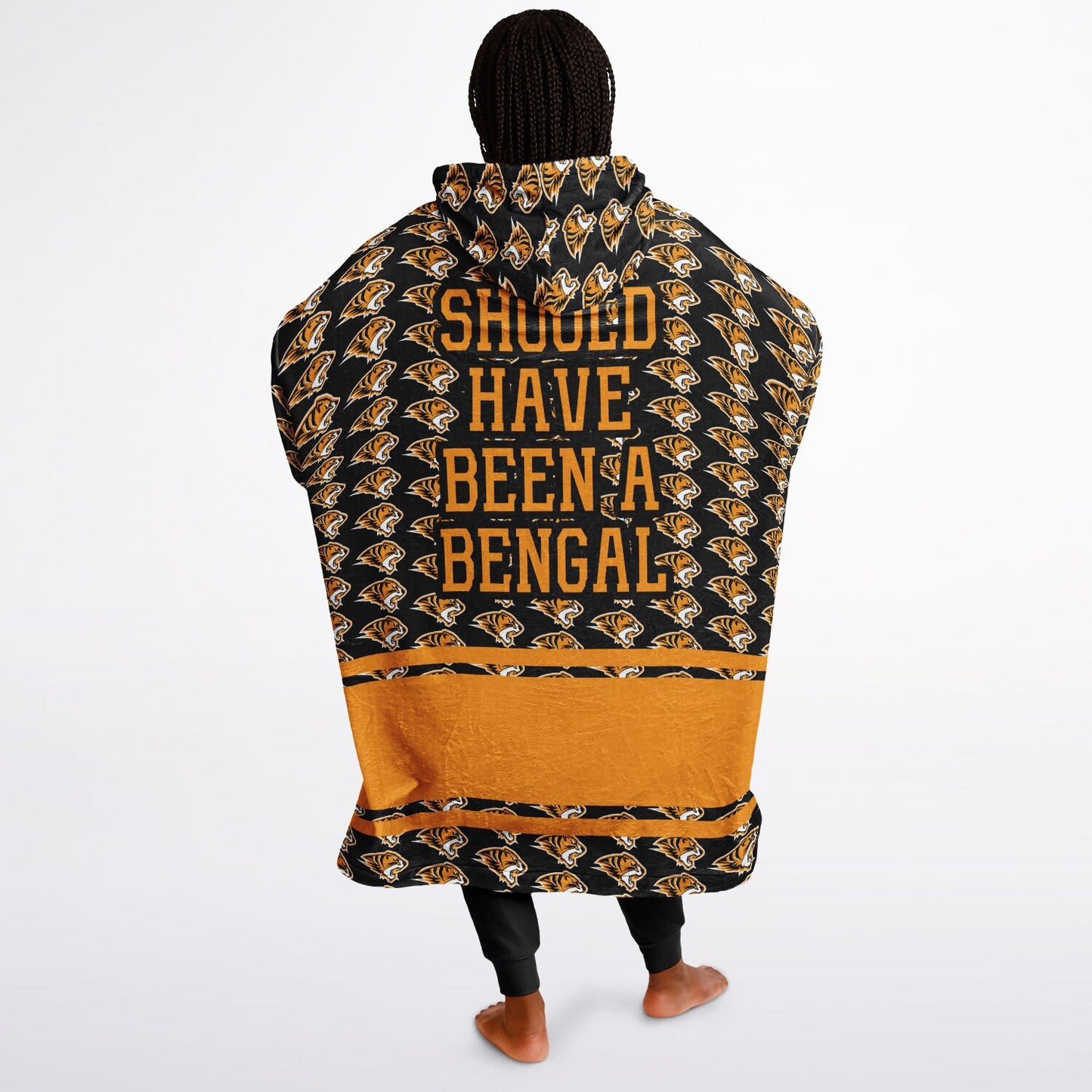 Bogan High School Snug Hoodie | Hoodie Blanket | Bogan Bengals | Football SZN