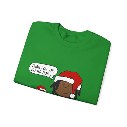 Black Santa Christmas Shirt – Holiday Graphic Tee for Women & Men | Keisha & Friends