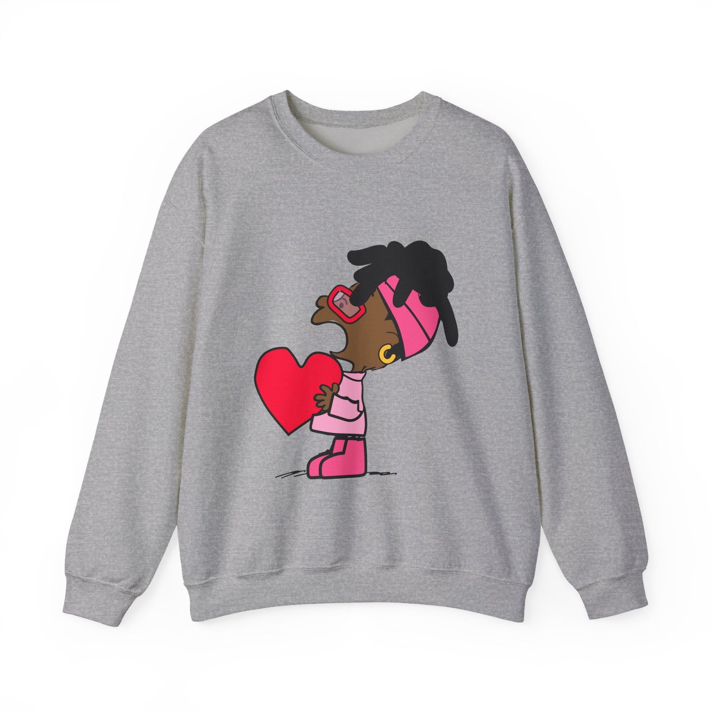Copy of Black Charlie Brown Characters Valentine's Day Shirt