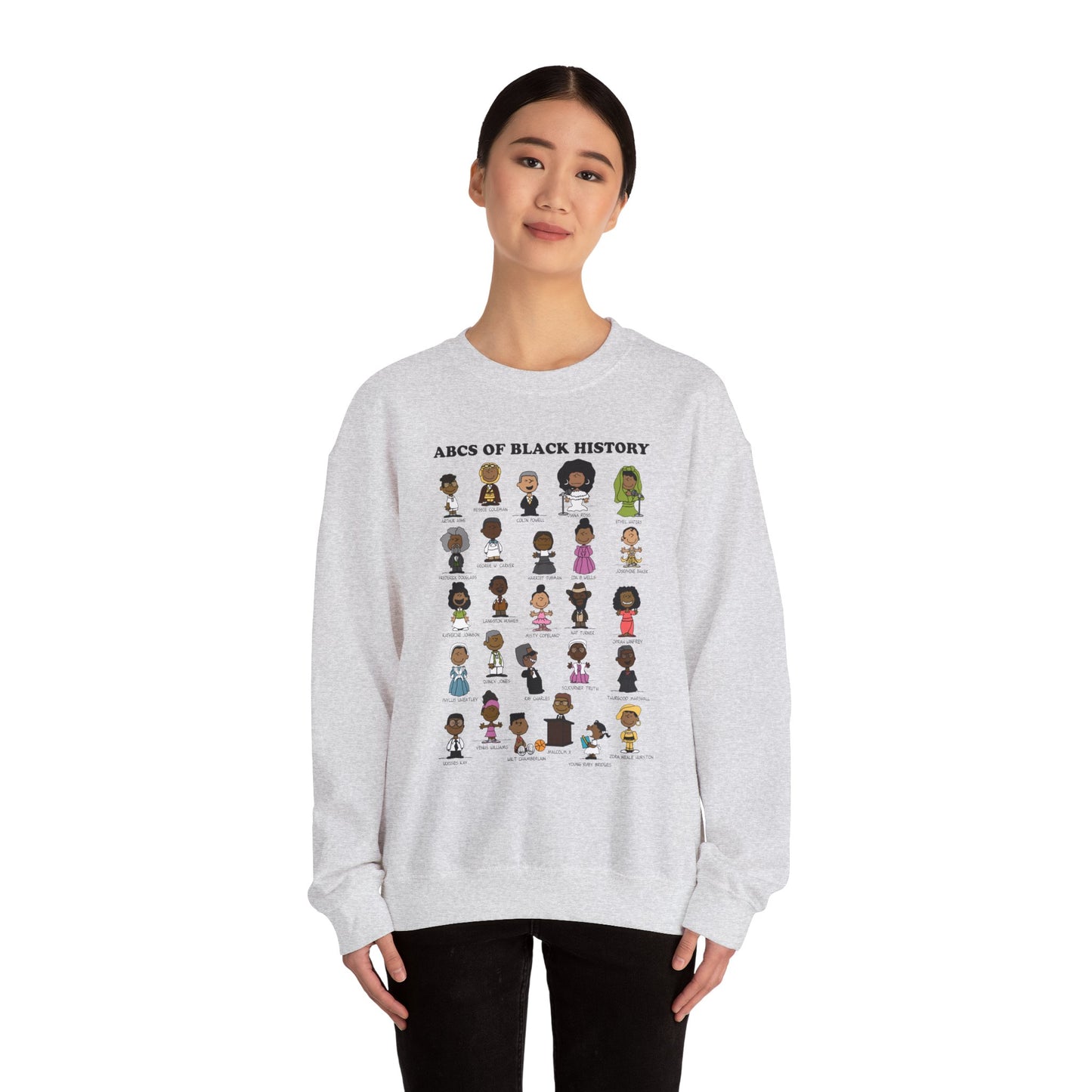 Copy of ABCs of Black History Unisex Heavy Blend™ Crewneck Sweatshirt