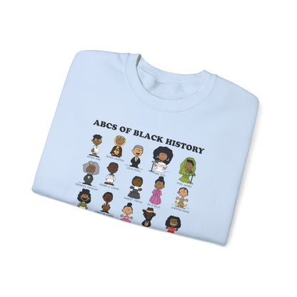 Copy of ABCs of Black History Unisex Heavy Blend™ Crewneck Sweatshirt