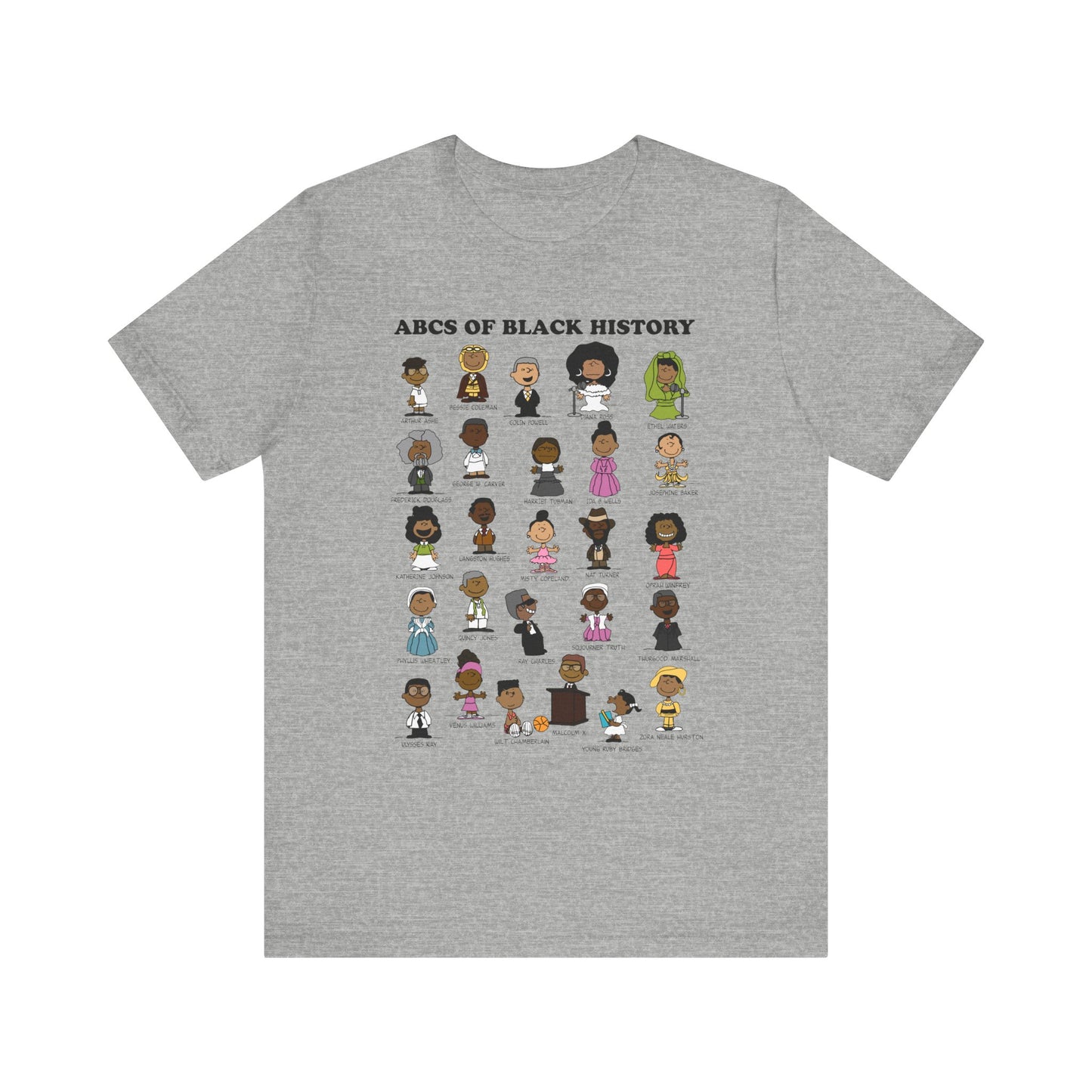 ABCs of Black History Short-Sleeve Unisex T-Shirt