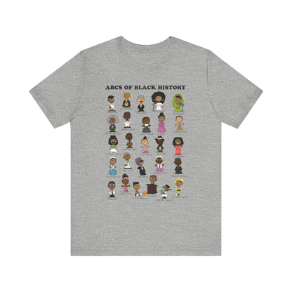 ABCs of Black History Short-Sleeve Unisex T-Shirt