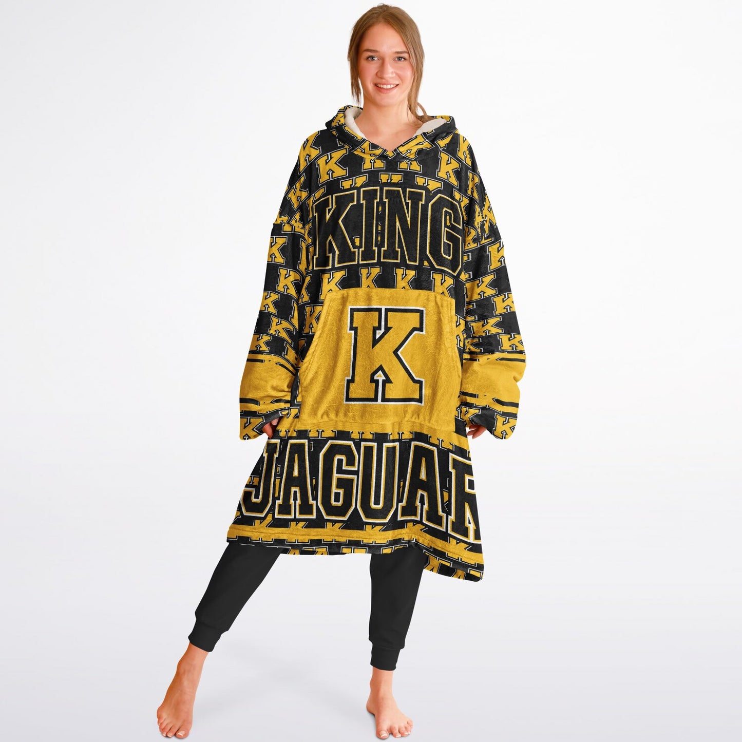 King College Prep King Snug Hoodie | Hoodie Blanket | King Jaguars | Football SZN