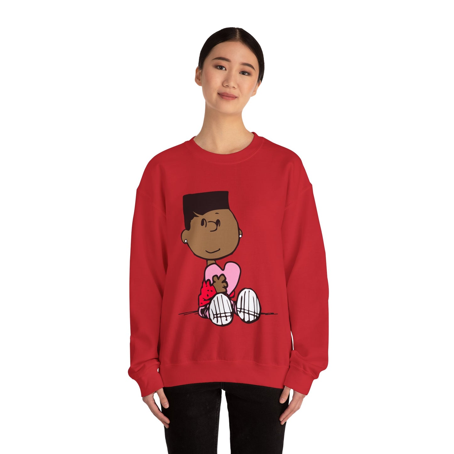 Copy of Black Charlie Brown Characters Valentine's Day Shirt