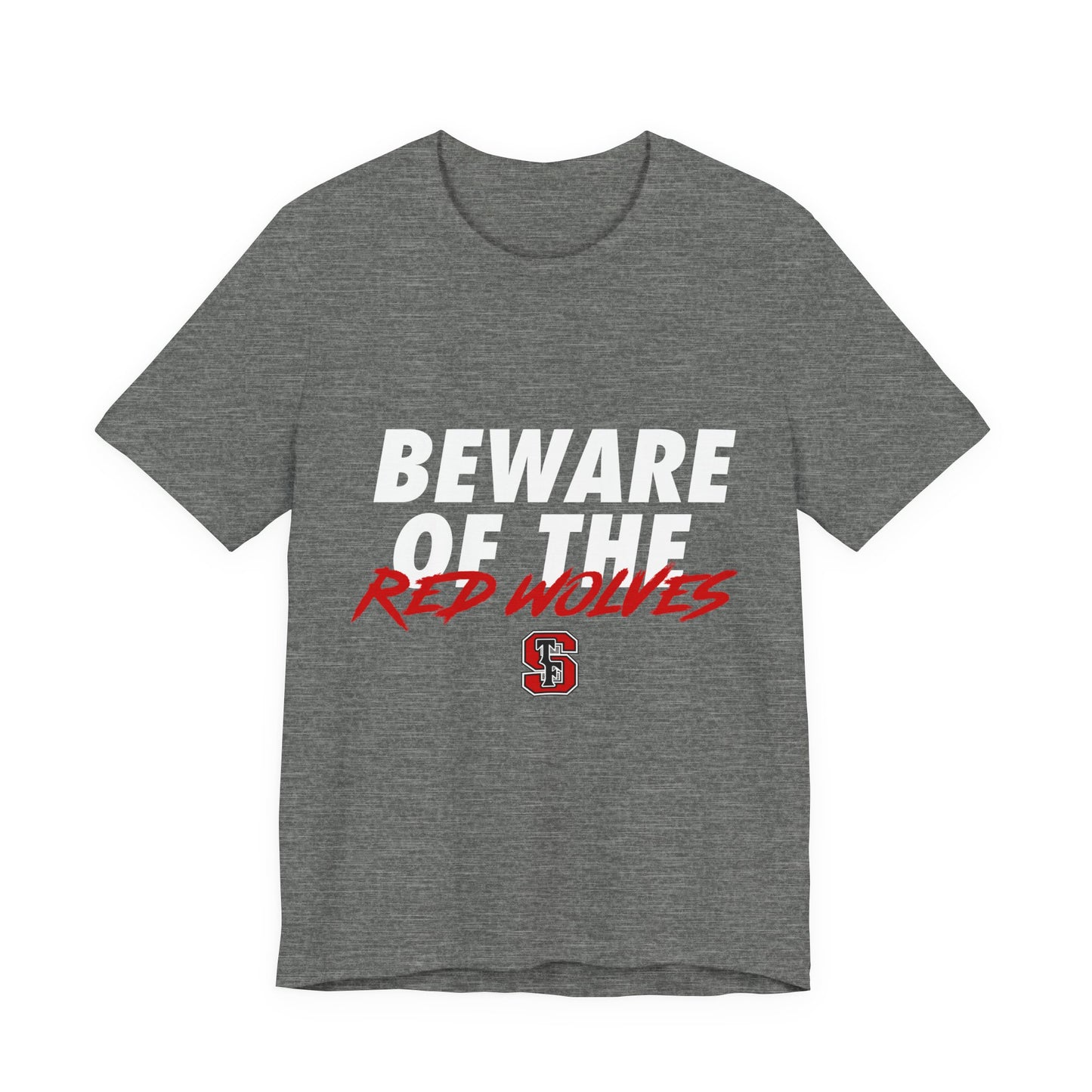 TF South Tee Shirt | Beware of The Red Wolves