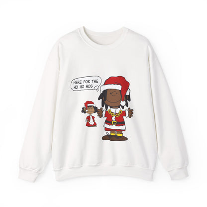 Black Santa Christmas Shirt – Holiday Graphic Tee for Women & Men | Keisha & Friends