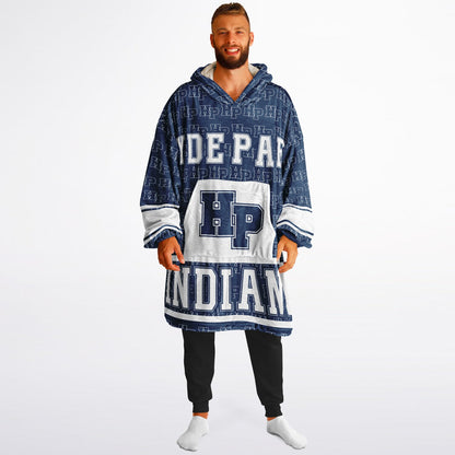 Hyde Park Career Academy Snug Hoodie | Hoodie Blanket | Hyde Park Indians | Hyde Park Thunderbirds | Football SZN