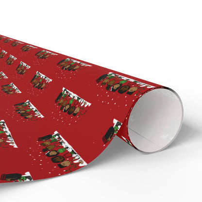 Keisha & Friends | Black Characters | Christmas Wrapping Paper
