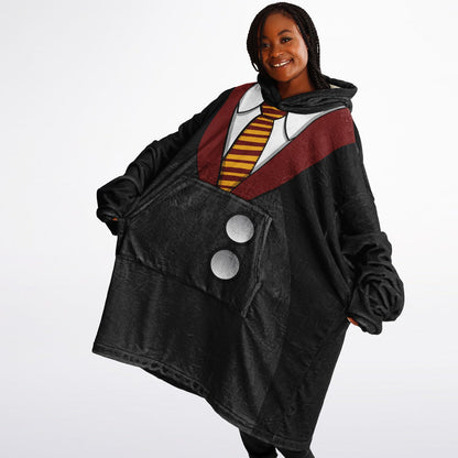 Gryffindor Hoodie Blanket Black