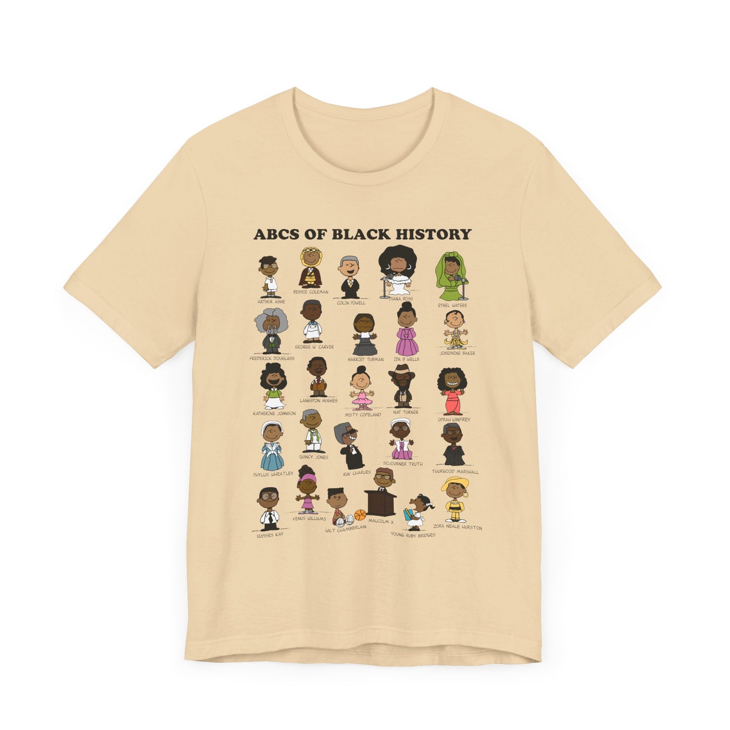 ABCs of Black History Short-Sleeve Unisex T-Shirt