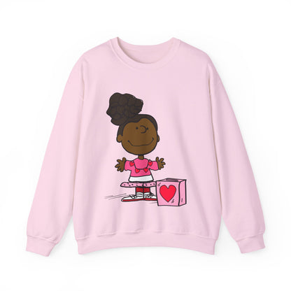 Copy of Black Charlie Brown Characters Valentine's Day Shirt