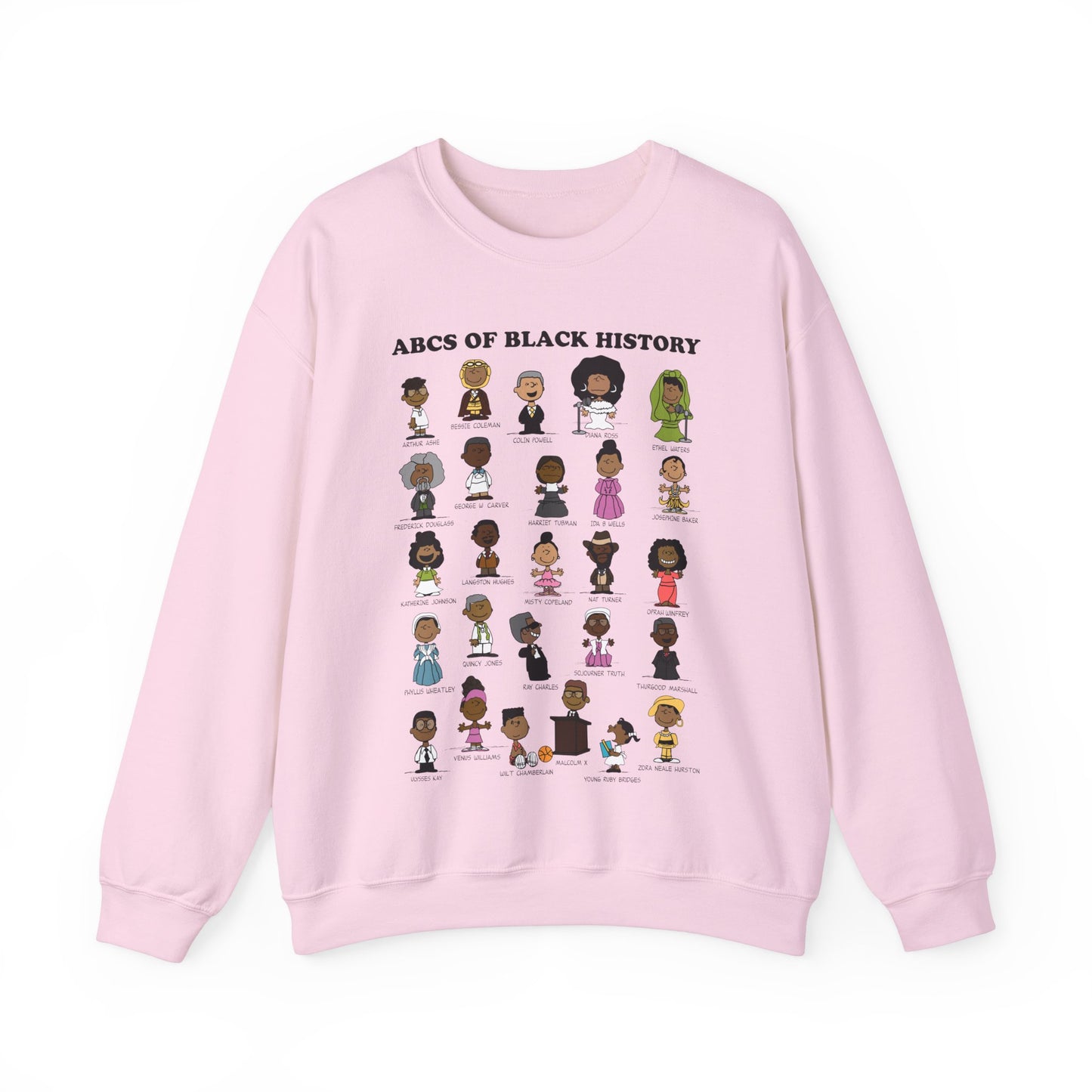 ABCs of Black History Unisex Heavy Blend™ Crewneck Sweatshirt