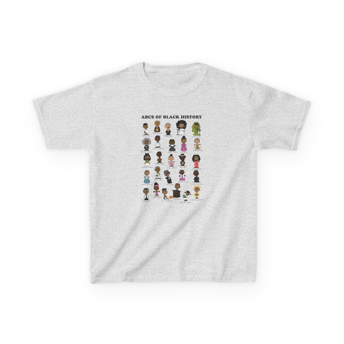 ABCs of Black History Kids Heavy Cotton™ Tee