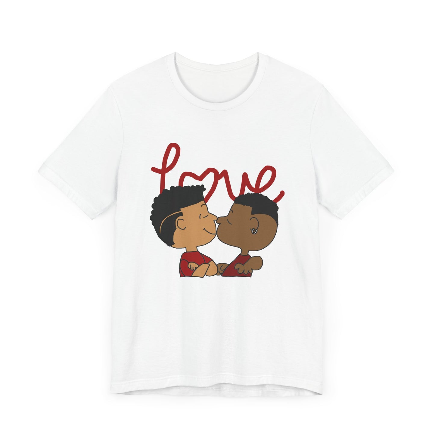 Keisha & The Gang | Black Charlie Brown Characters LGBTQ Valentine's Day Shirt