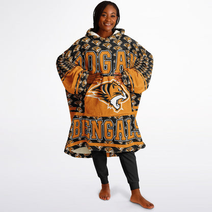 Bogan High School Snug Hoodie | Hoodie Blanket | Bogan Bengals | Football SZN