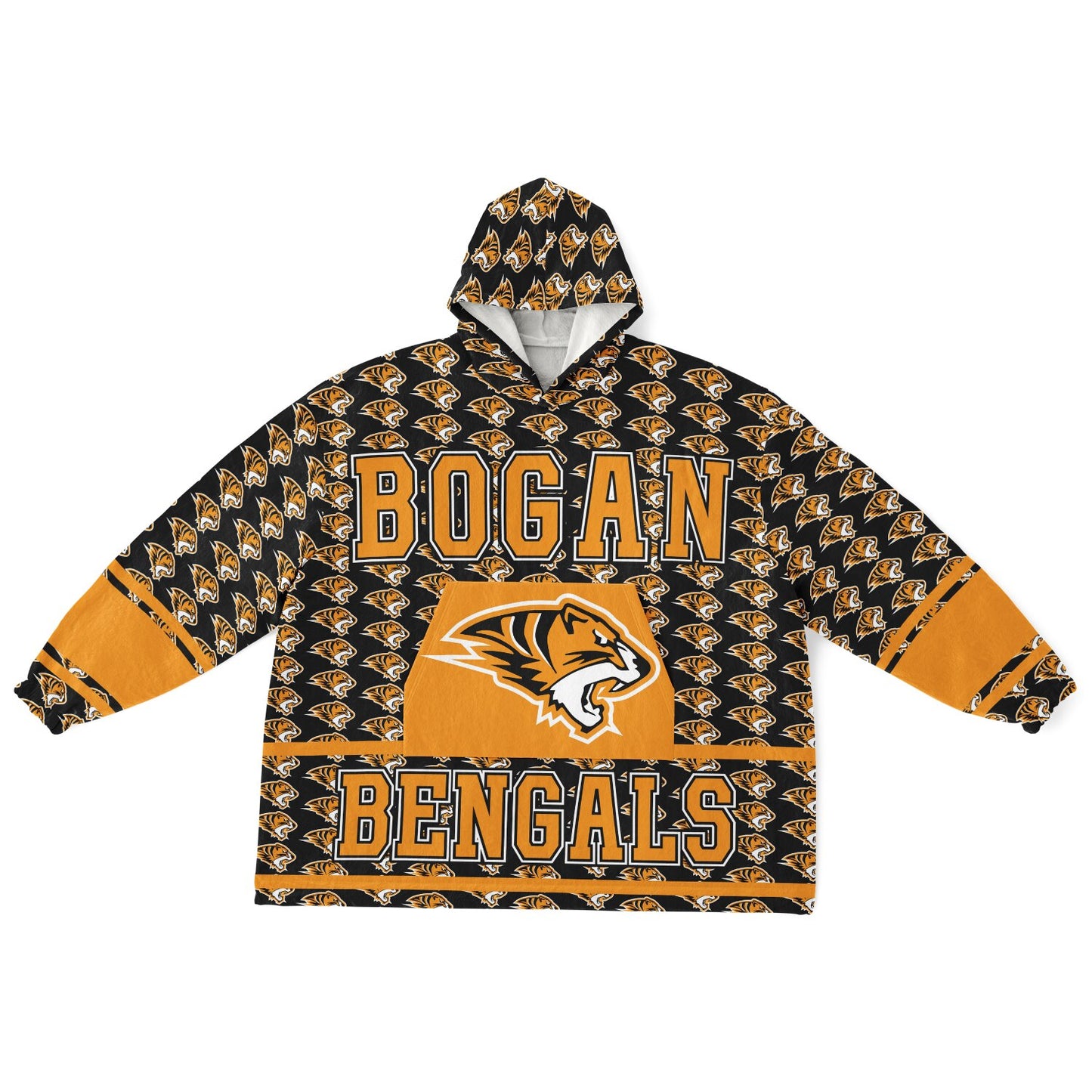 Bogan High School Snug Hoodie | Hoodie Blanket | Bogan Bengals | Football SZN