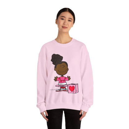 Copy of Black Charlie Brown Characters Valentine's Day Shirt