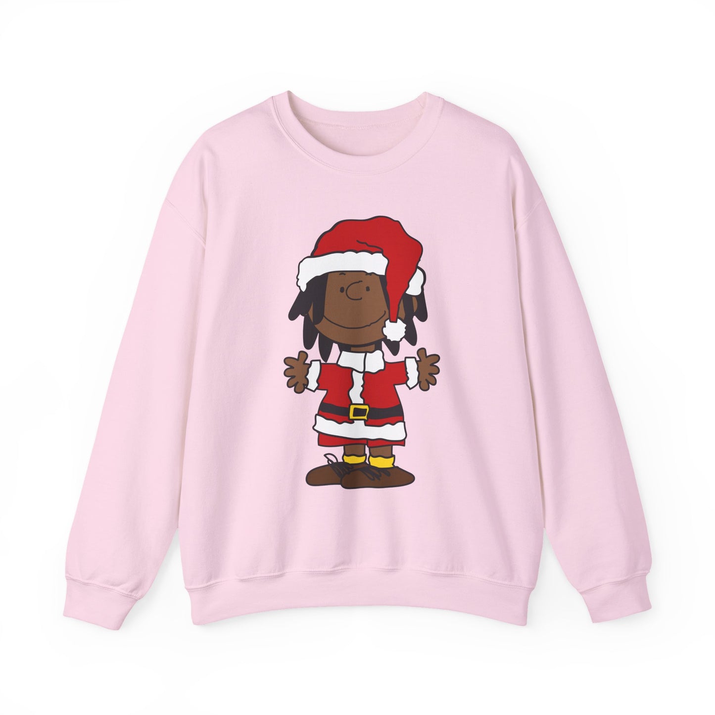 Black Santa Christmas Shirt – Holiday Graphic Tee for Women & Men | Keisha & Friends