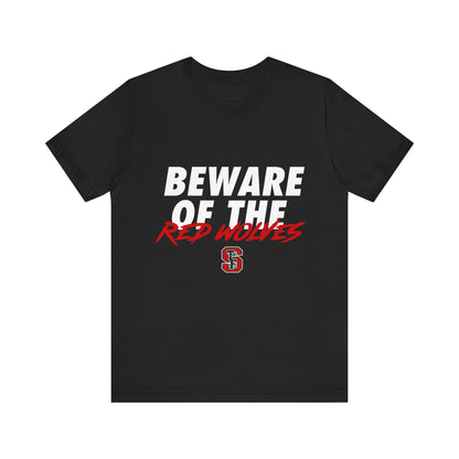 TF South Tee Shirt | Beware of The Red Wolves