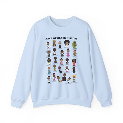 Copy of ABCs of Black History Unisex Heavy Blend™ Crewneck Sweatshirt