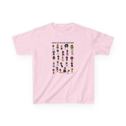 ABCs of Black History Kids Heavy Cotton™ Tee