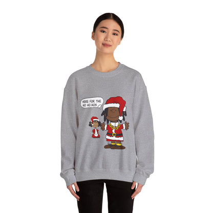 Black Santa Christmas Shirt – Holiday Graphic Tee for Women & Men | Keisha & Friends