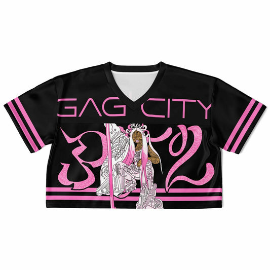 Nicki Minaj Tour | Pink Friday 2 Cropped Jersey | Gag City Shirt