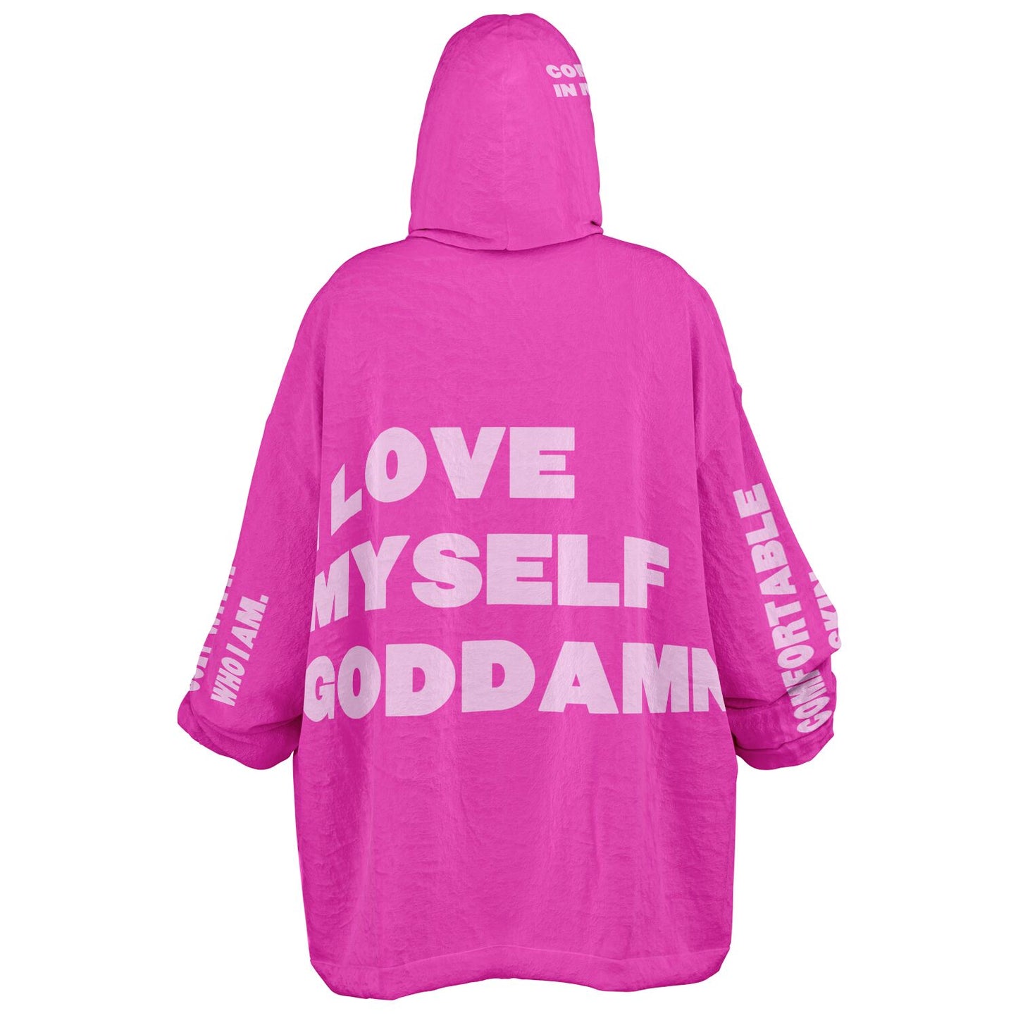 Cozy Lyrics Hoodie Blanket | Snug Hoodie