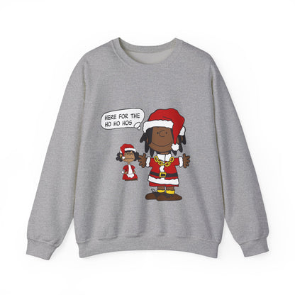 Black Santa Christmas Shirt – Holiday Graphic Tee for Women & Men | Keisha & Friends