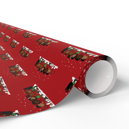 Keisha & Friends | Black Characters | Christmas Wrapping Paper