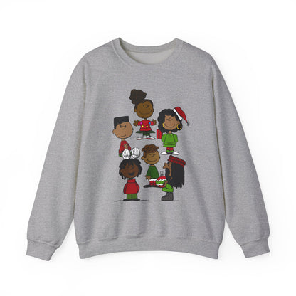 Black Charlie Brown Characters Christmas Shirt