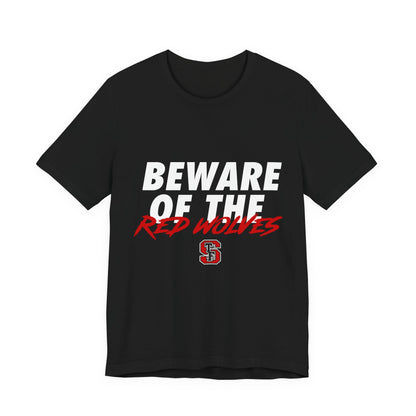TF South Tee Shirt | Beware of The Red Wolves