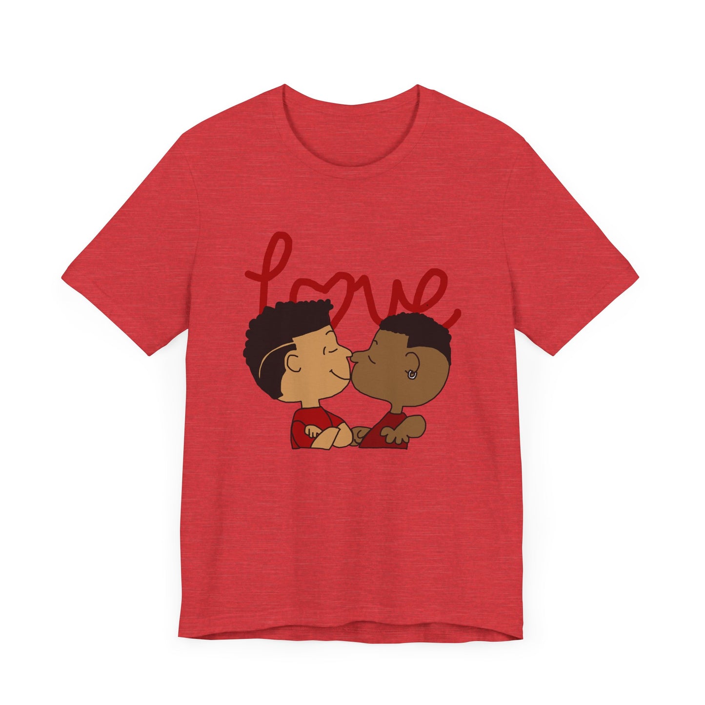 Keisha & The Gang | Black Charlie Brown Characters LGBTQ Valentine's Day Shirt