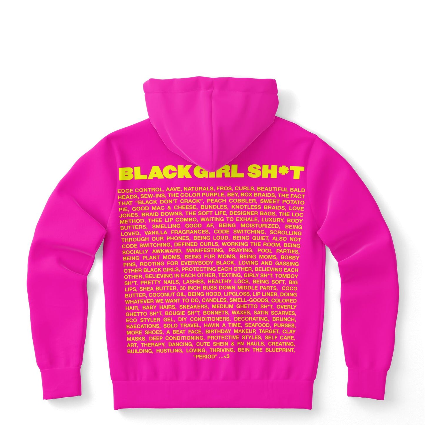 Real Black Girl Sh*t Hoodie Pink