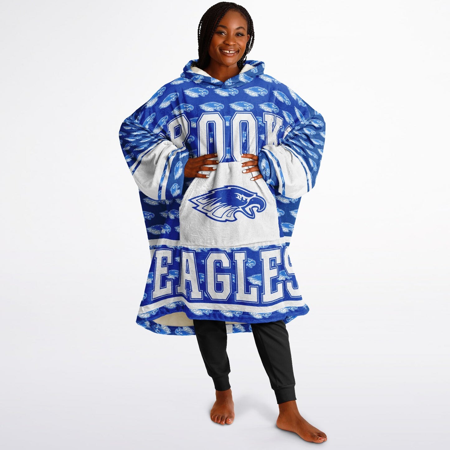 Gwendolyn Brooks High College Prep Snug Hoodie | Hoodie Blanket | College Prep | Football SZN