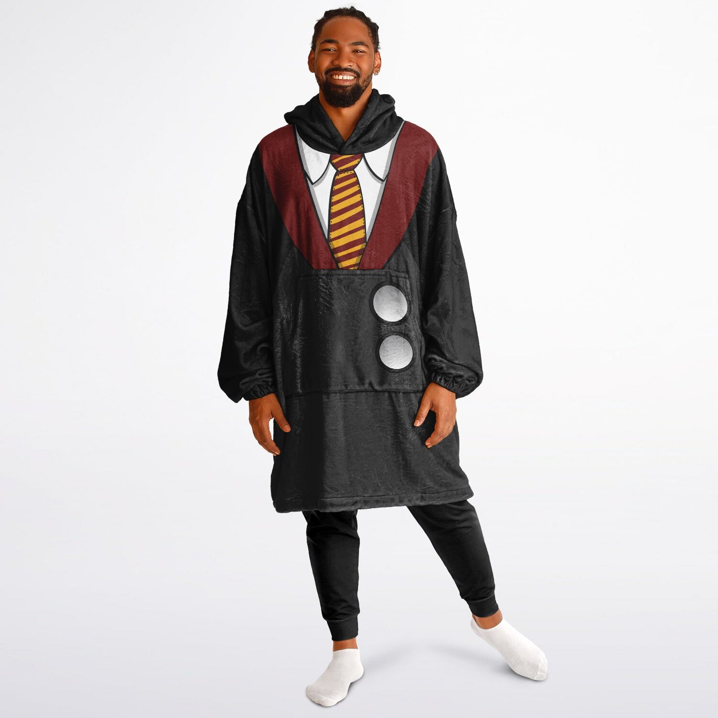 Gryffindor Hoodie Blanket Black